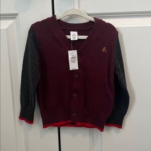 GAP Burgundy Cardigan for Toddlers